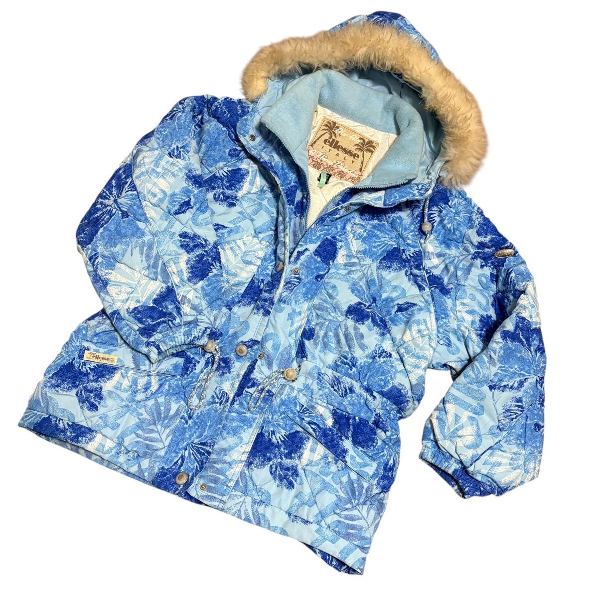 美品】ellesse スキーウェア スノボウェア レディース上下 L 水色