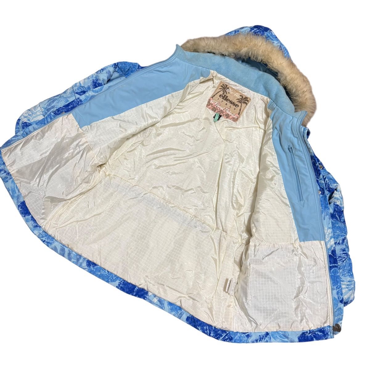 美品】ellesse スキーウェア スノボウェア レディース上下 L 水色
