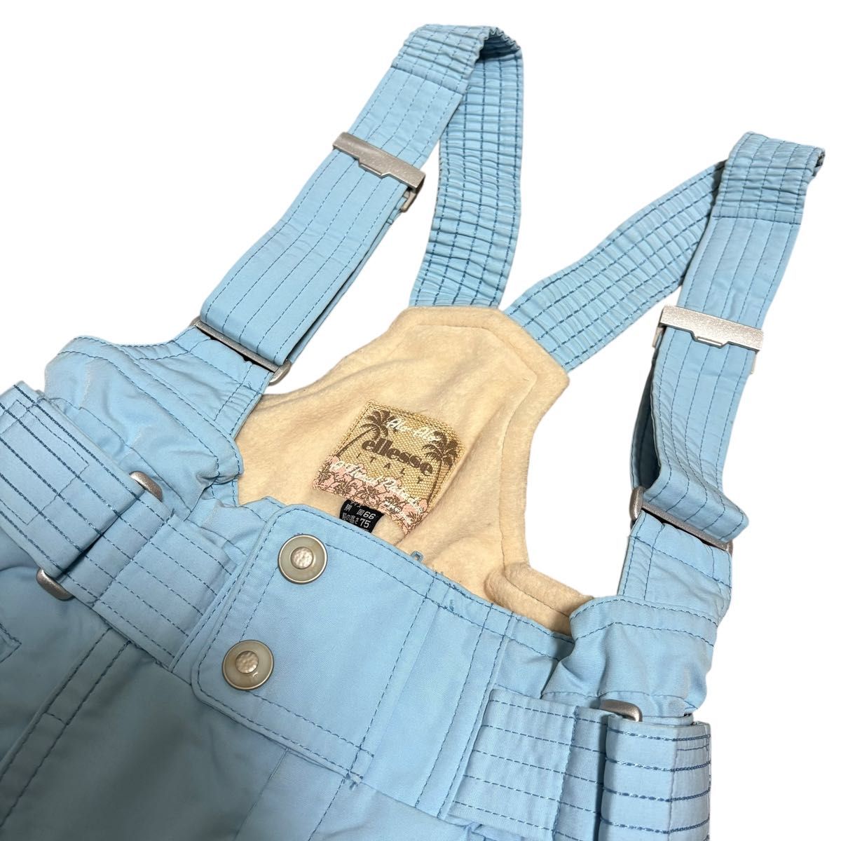 美品】ellesse スキーウェア スノボウェア レディース上下 L 水色