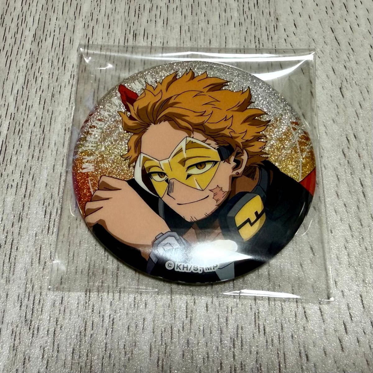 ホークス ヒロアカ グリッターカンバッジ ホークス ヒロアカ