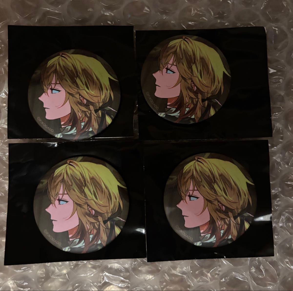 OVER REQUIEMZ マット缶バッジ CD缶 カウントダウンver クロード 4点