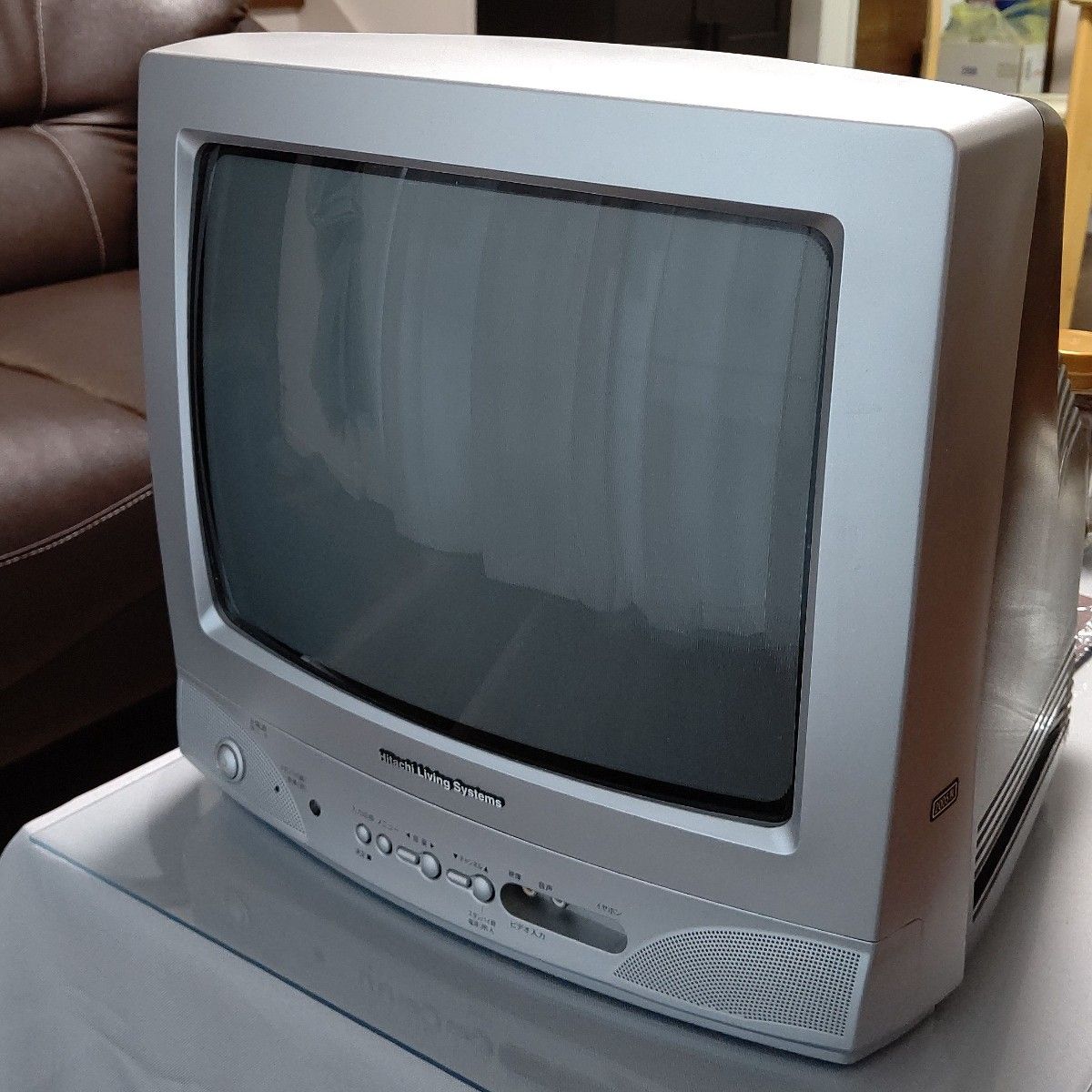 日立 14型ブラウン管カラーテレビ 2005年製 動作良好 レトロゲーム機用