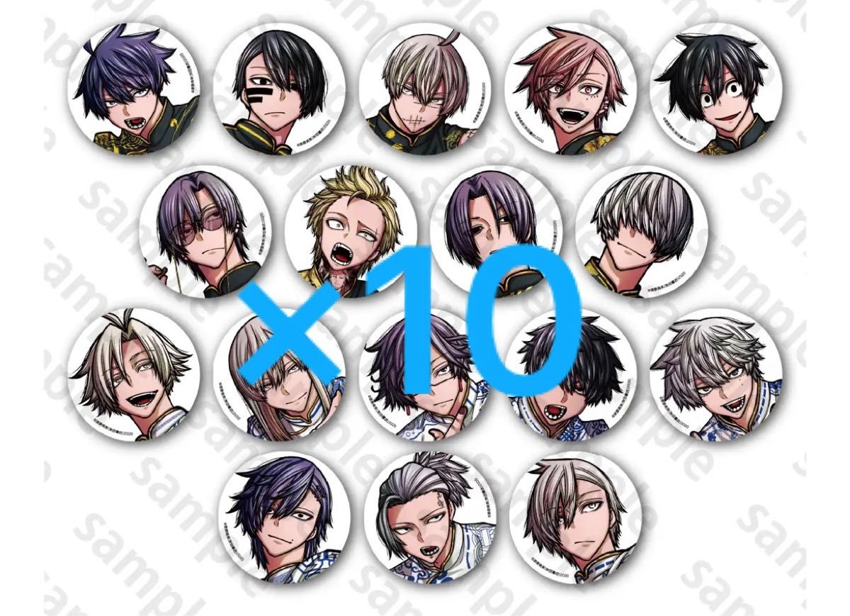 桃源暗鬼 印南幽 c107 缶バッジ 秋田書店 コミックマーケット 桃源暗鬼