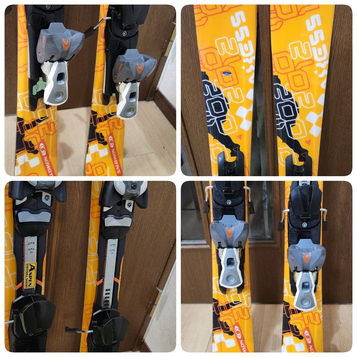 120cm ミッドスキー ケース付き ファンスキー スキー板 ショートスキー