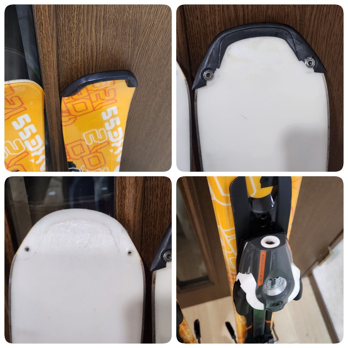 120cm ミッドスキー ケース付き ファンスキー スキー板 ショートスキー