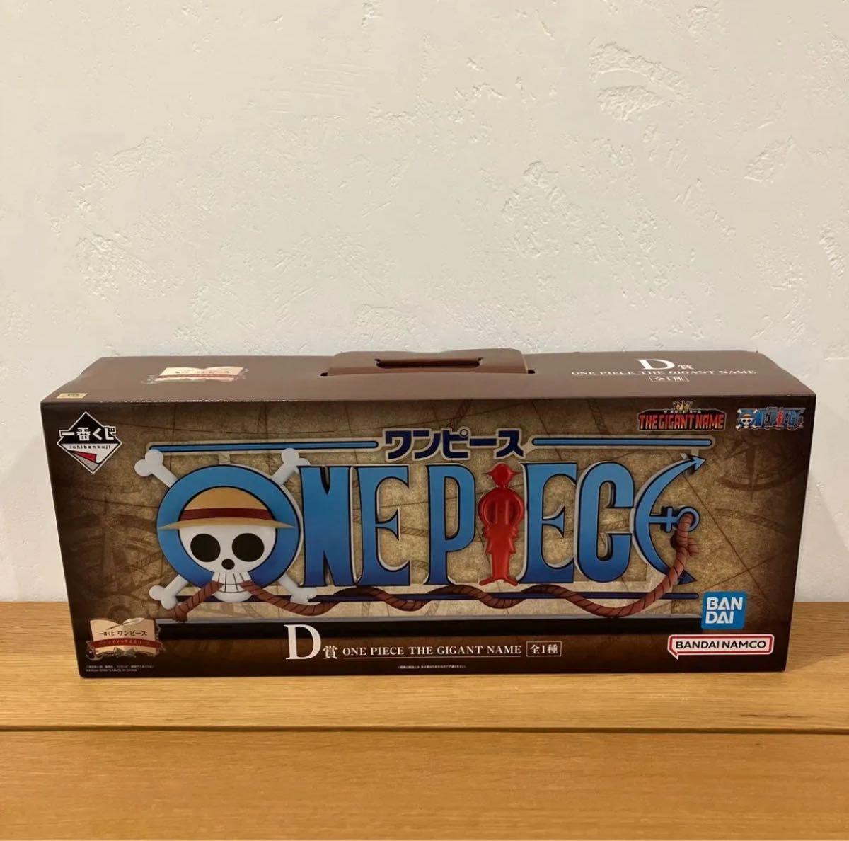 一番くじ ワンピース D賞 THE GIGANT NAME ロゴフィギュア｜Yahoo