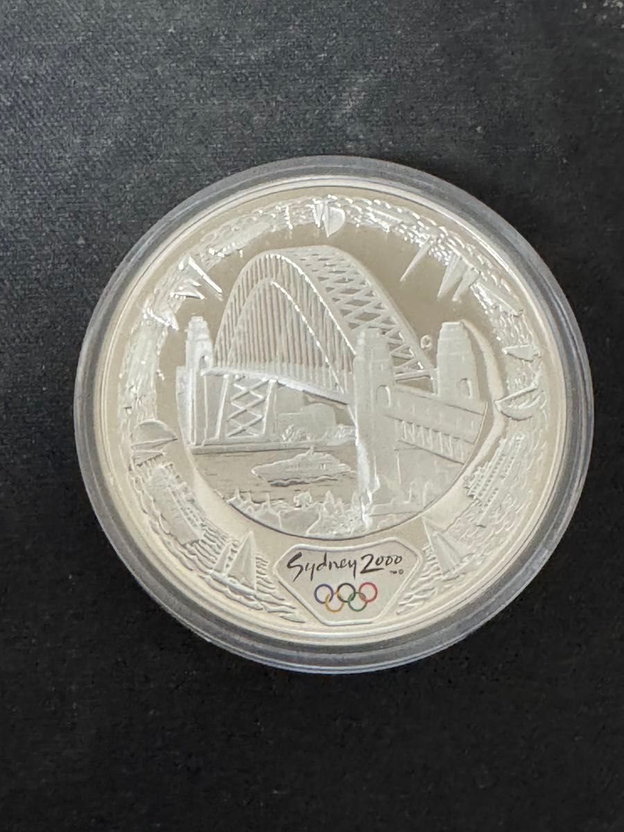 本物銀貨 純銀 2000年シドニーオリンピック記念銀貨 5豪ドル