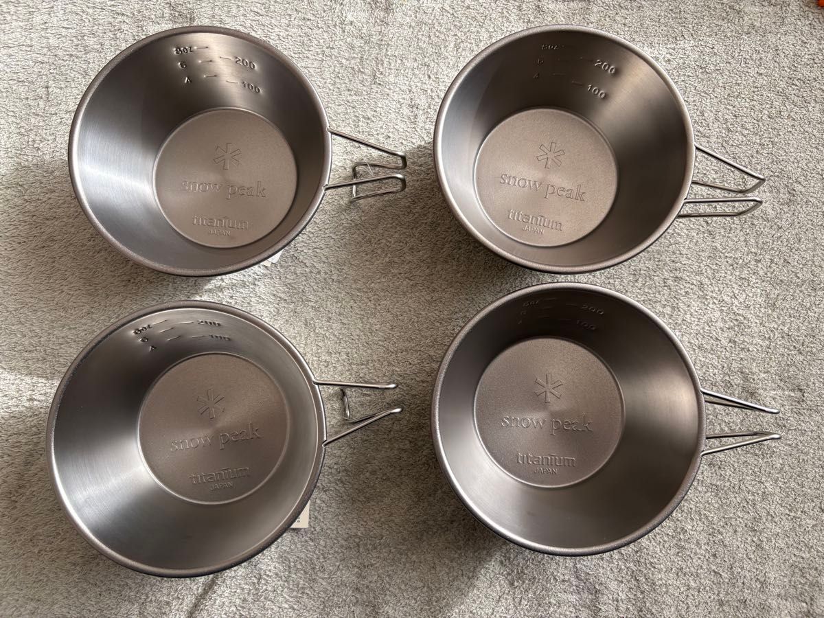 スノーピークチタンシェラカップ ランドベース名古屋限定品 E-104 2個