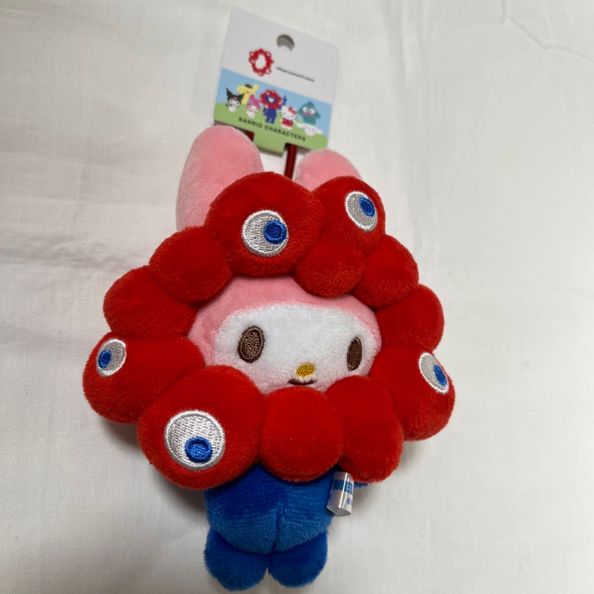 サンリオミャクミャクなりきりぬいぐるみ カラビナ付き マイメロ