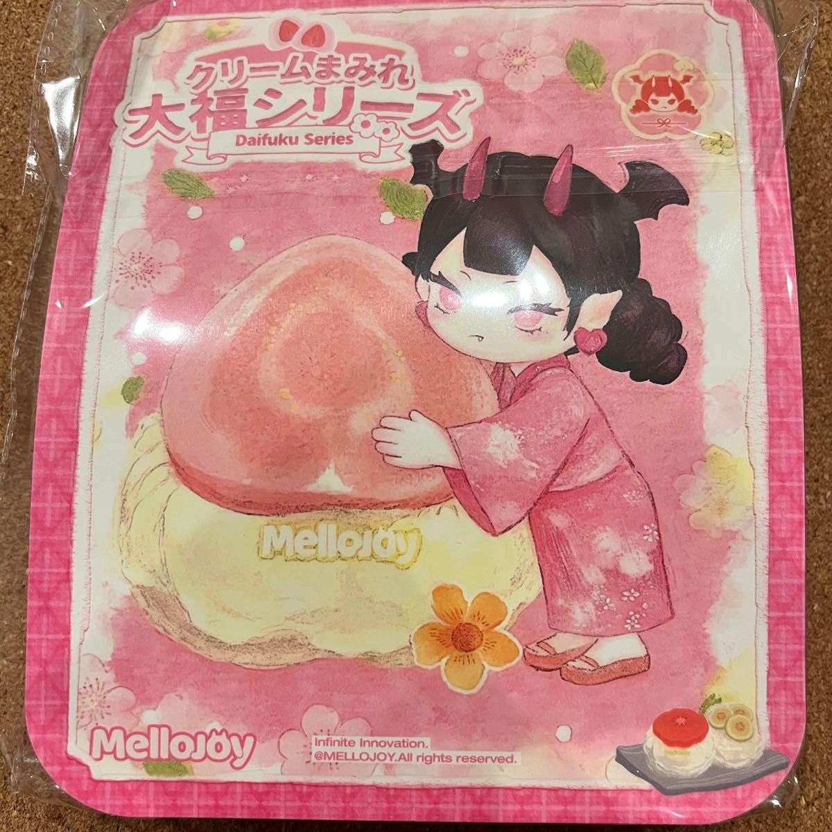 Mellojoy クリームまみれ大福シリーズ スクイーズ キウイ 大福