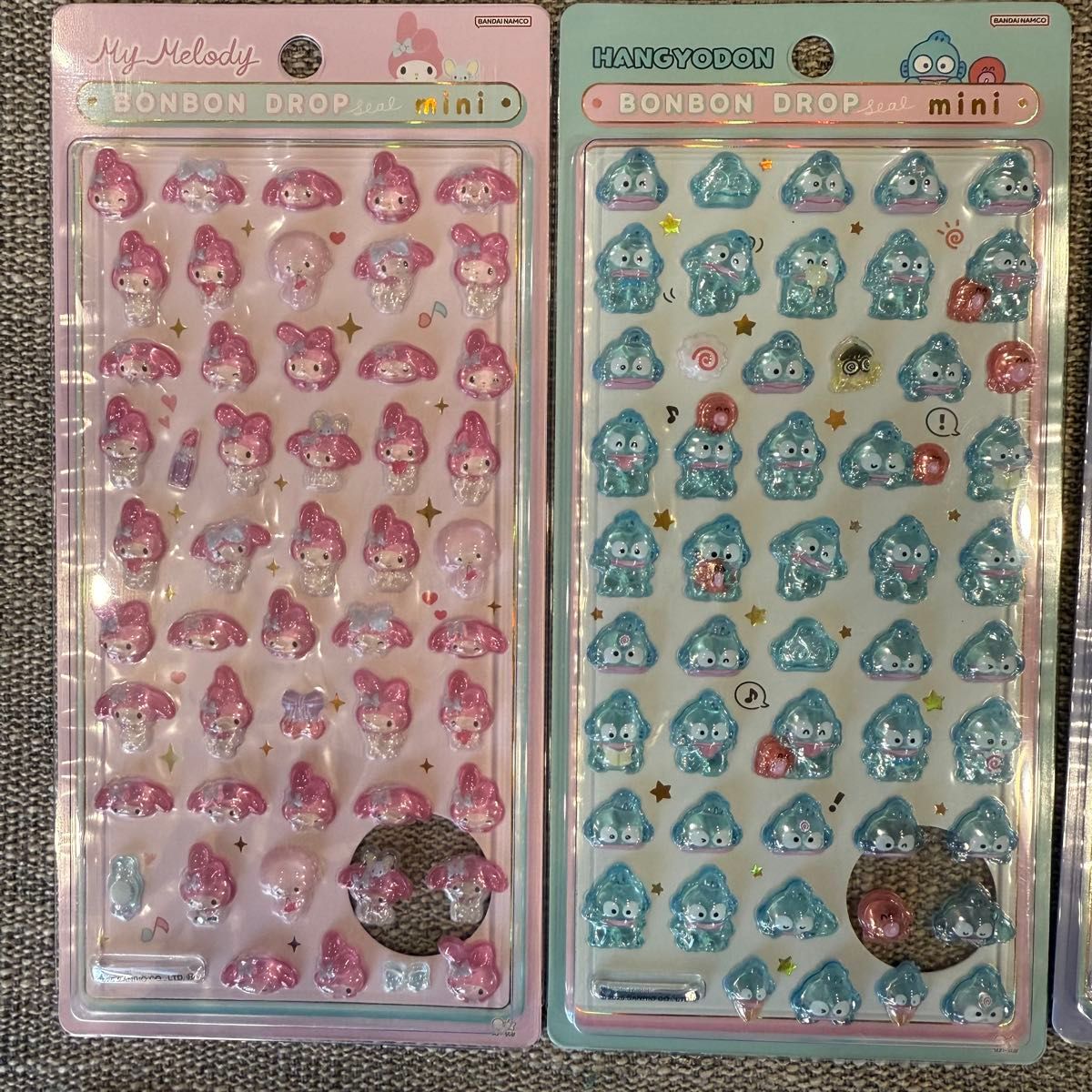 国内正規品】新作 サンリオ ボンボンドロップシール ミニ 8枚セット 8