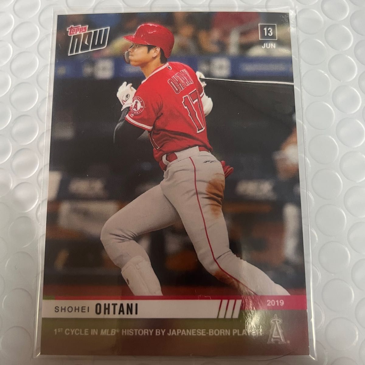 2019年に24時間限定発売された Topps nowのエンゼルス大谷翔平選手