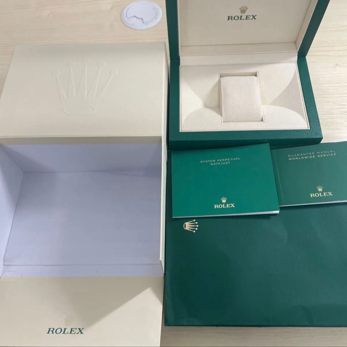 純正 ROLEX ロレックス 空箱 68.00.08 グリーン 空箱】ROLEX