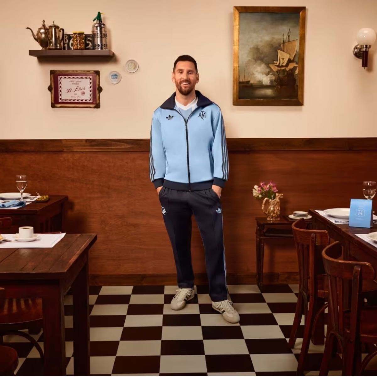 新品未使用 adidas アディダス トラックジャケット アルゼンチン代表50