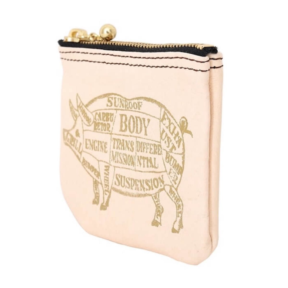 ポークチョップ PORKCHOP × 福祿壽 NEW BIKER WALLET ピッグレザー