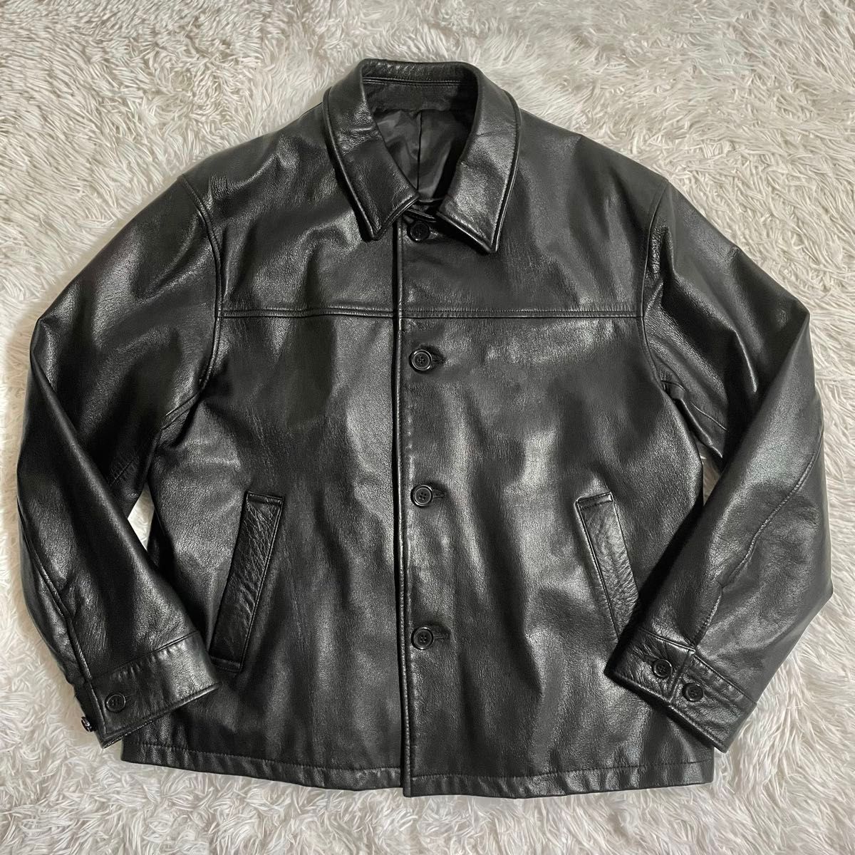 極美品 ジャーナルスタンダード カーコート ゴートレザー 山羊革 24AW