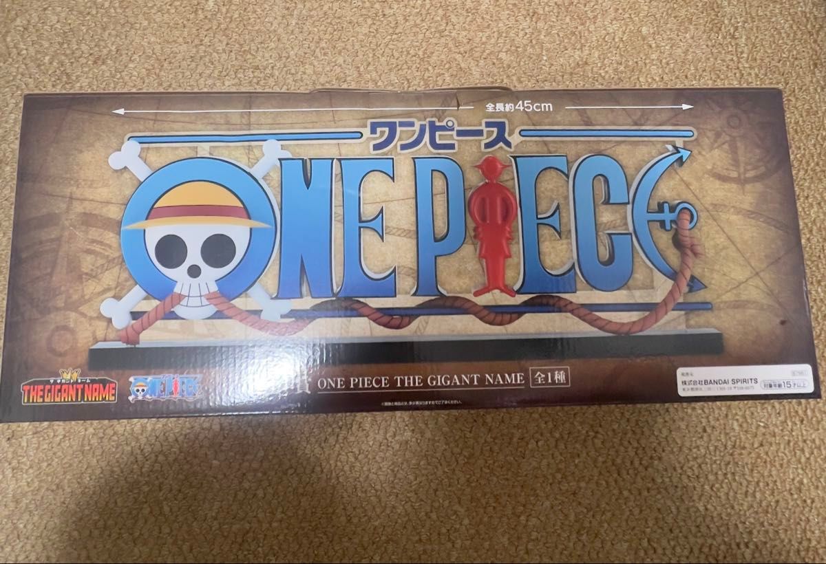 一番くじワンピース D賞 THE GIGANT NAME ギガントネーム ロゴ｜Yahoo