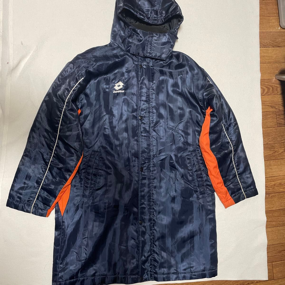 LOTTO ロット ベンチコート ロングコート ネイビー オレンジ｜Yahoo