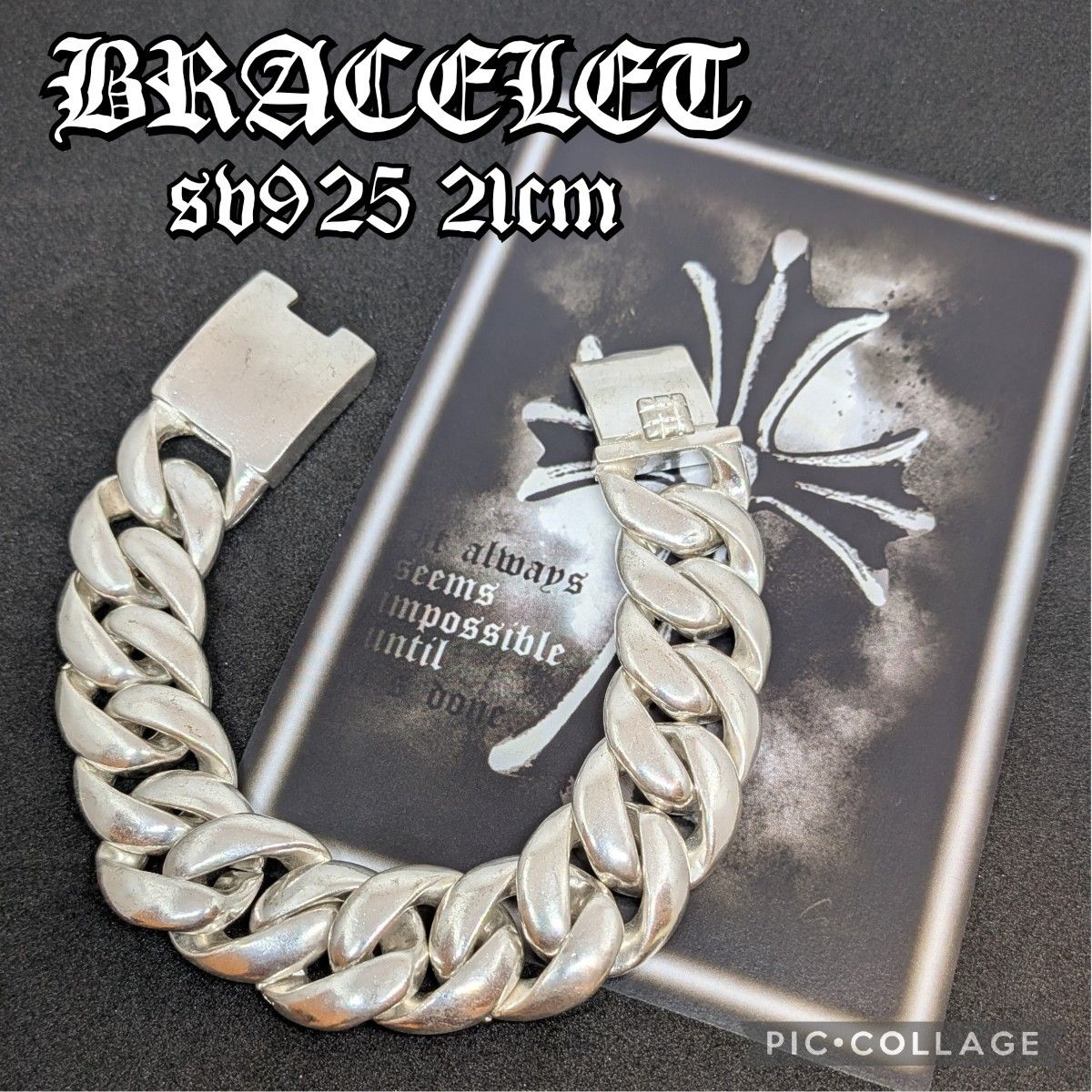 ヴィンテージ イタリア アンティーク シルバー 925 ブレスレット 喜平