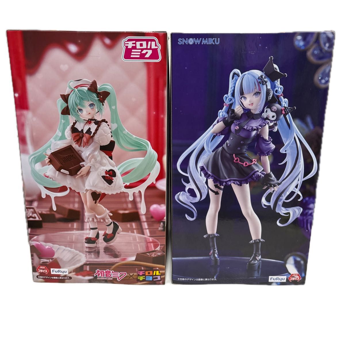 初音ミク Trio-Try-iT Figure-雪ミク×クロミ -チロルチョコ ミルクver