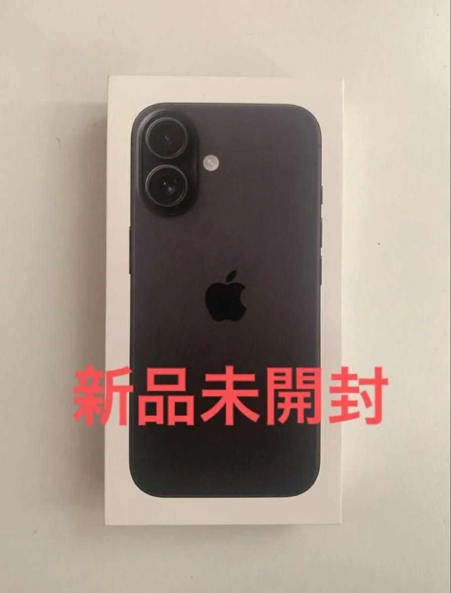 新品未開封 iPhone 16 128GB ブラック SIMフリー MYDQ3J/A｜Yahoo