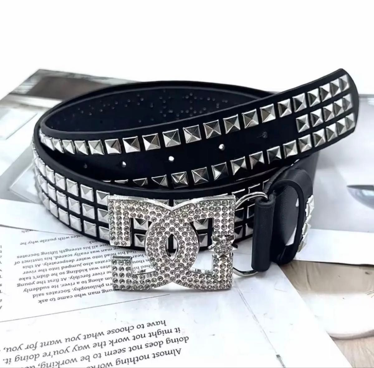 DCスタッズベルト ベルト パンク ロック ビジュアル ハードコア V系