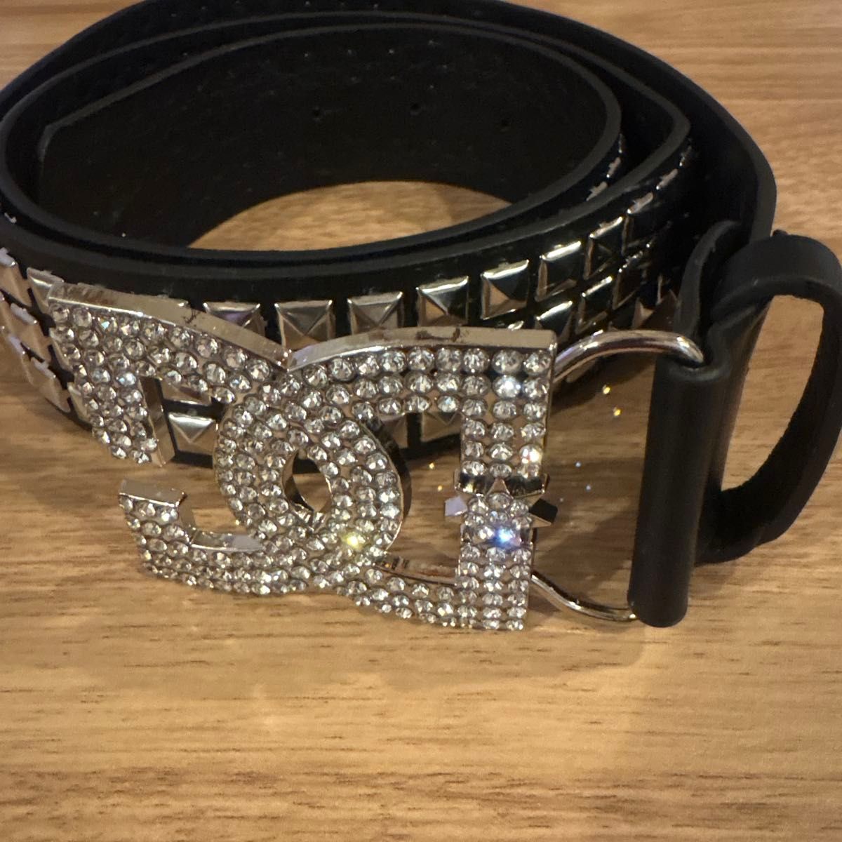 DCスタッズベルト ベルト パンク ロック ビジュアル ハードコア V系