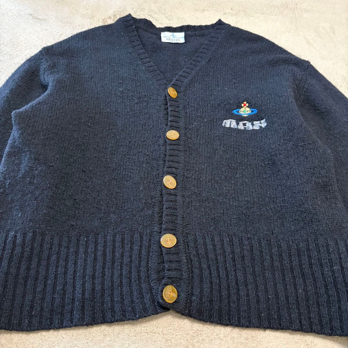 極稀少】Vivienne Westwood MAN 90'sロゴ カーディガン ヴィヴィアン