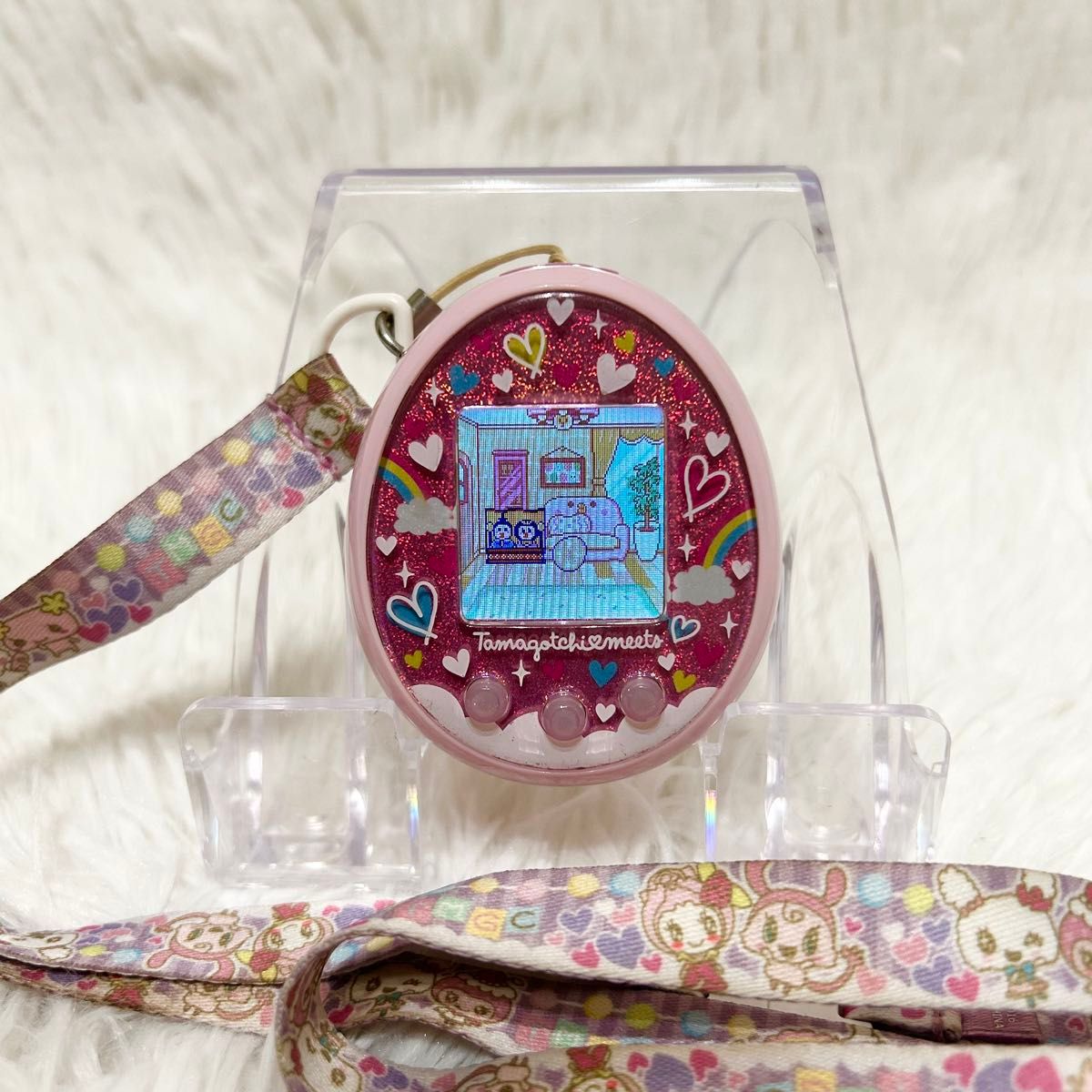 美品 箱付き 動作良好】たまごっちみーつ メルヘンみーつver ピンク