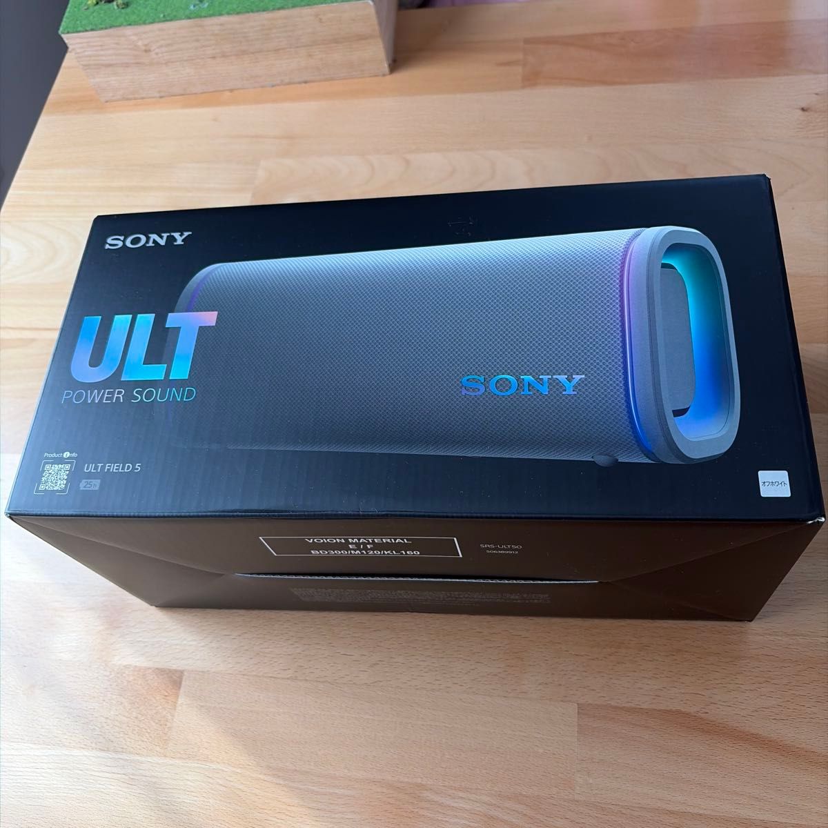 SONY ULT FIELD 5 ワイヤレスポータブルスピーカー オフホワイト