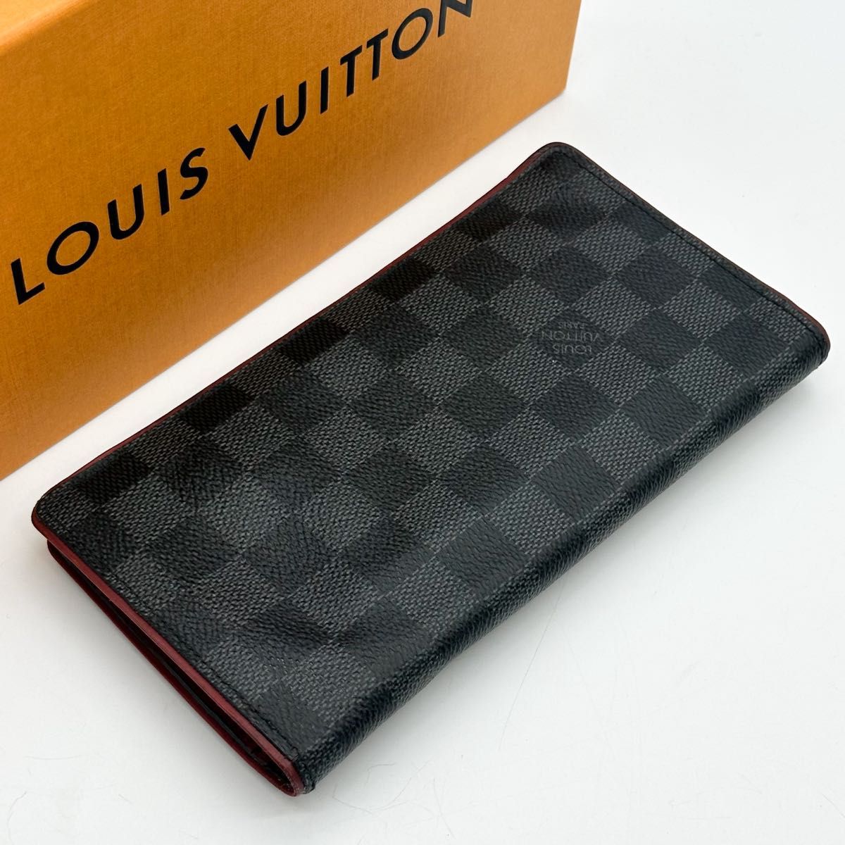 希少】ルイヴィトン ポルトフォイユ ブラザ ダミエ グラフィット 長