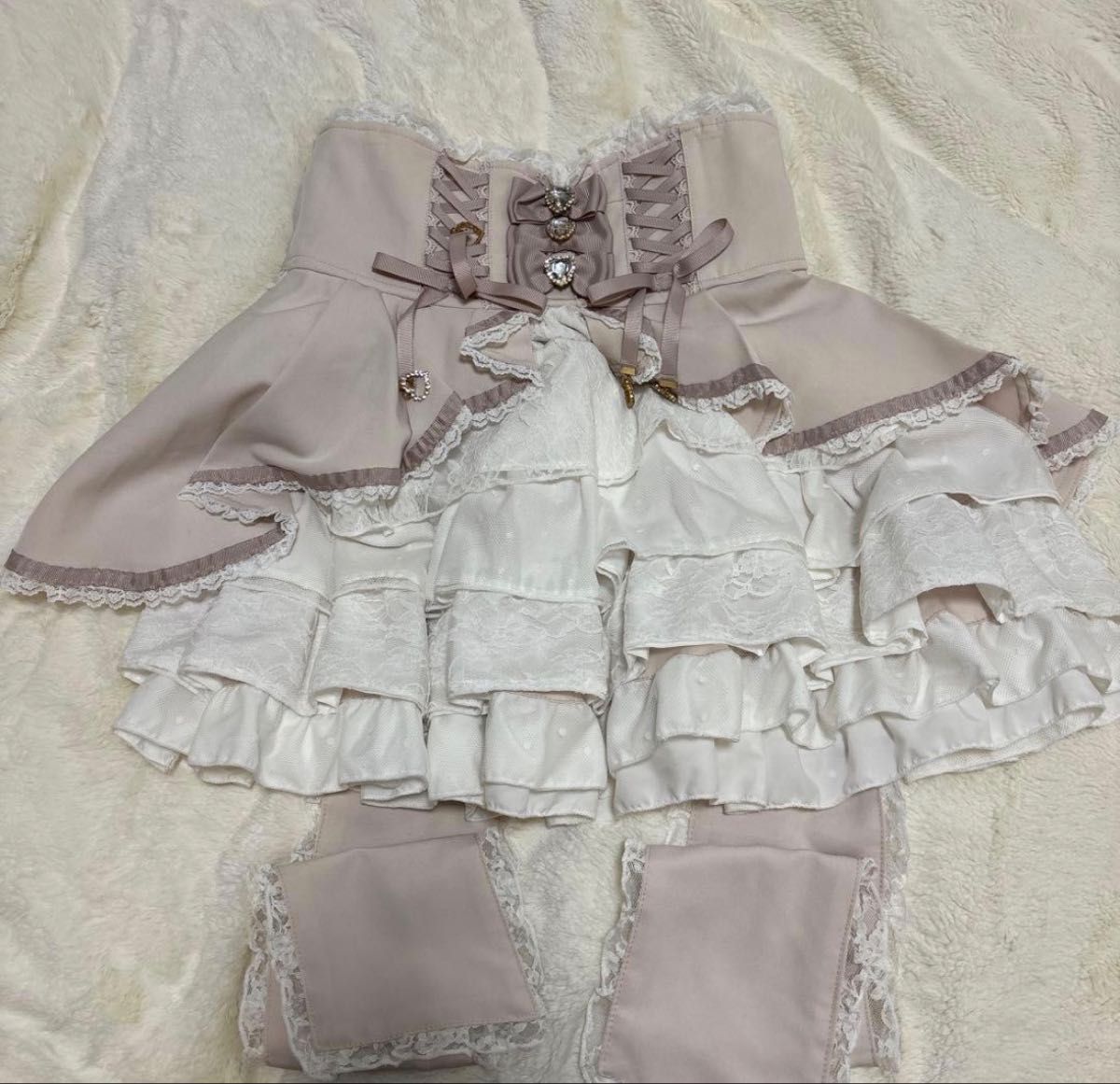 リズリサ フロントカシュクールスカート LIZLISA 量産型｜Yahoo!フリマ