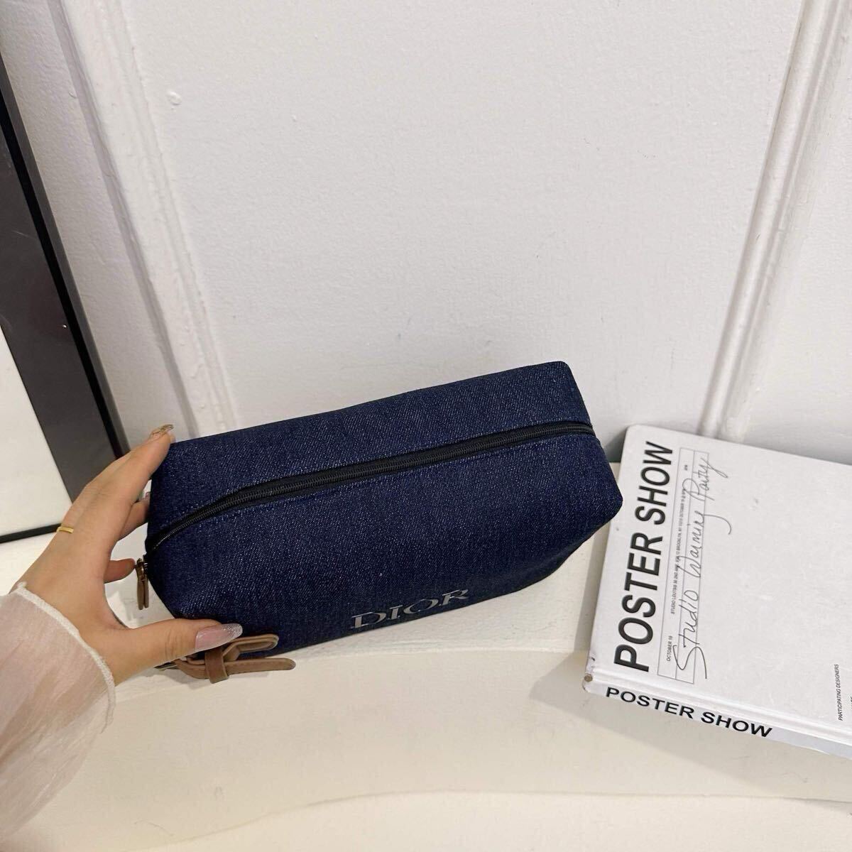 ディオール 2025年父の日限定 ノベルティ トラベルポーチ デニム