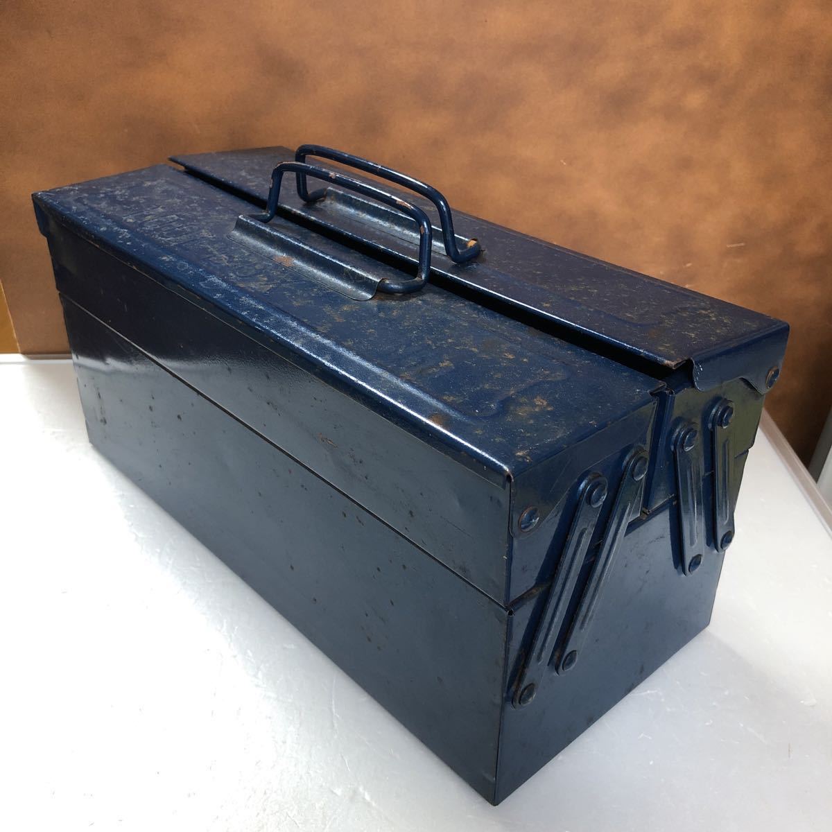 Yahoo!オークション - 昭和レトロ 工具箱 ツールボックス 道具箱 アイ