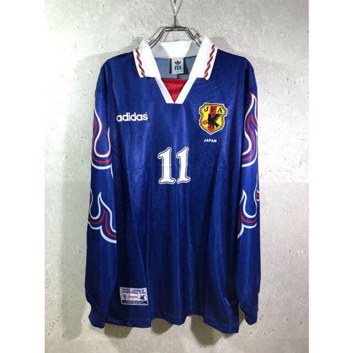 日本代表 97年 フランスW杯予選 カズ 三浦知良 ホーム 長袖