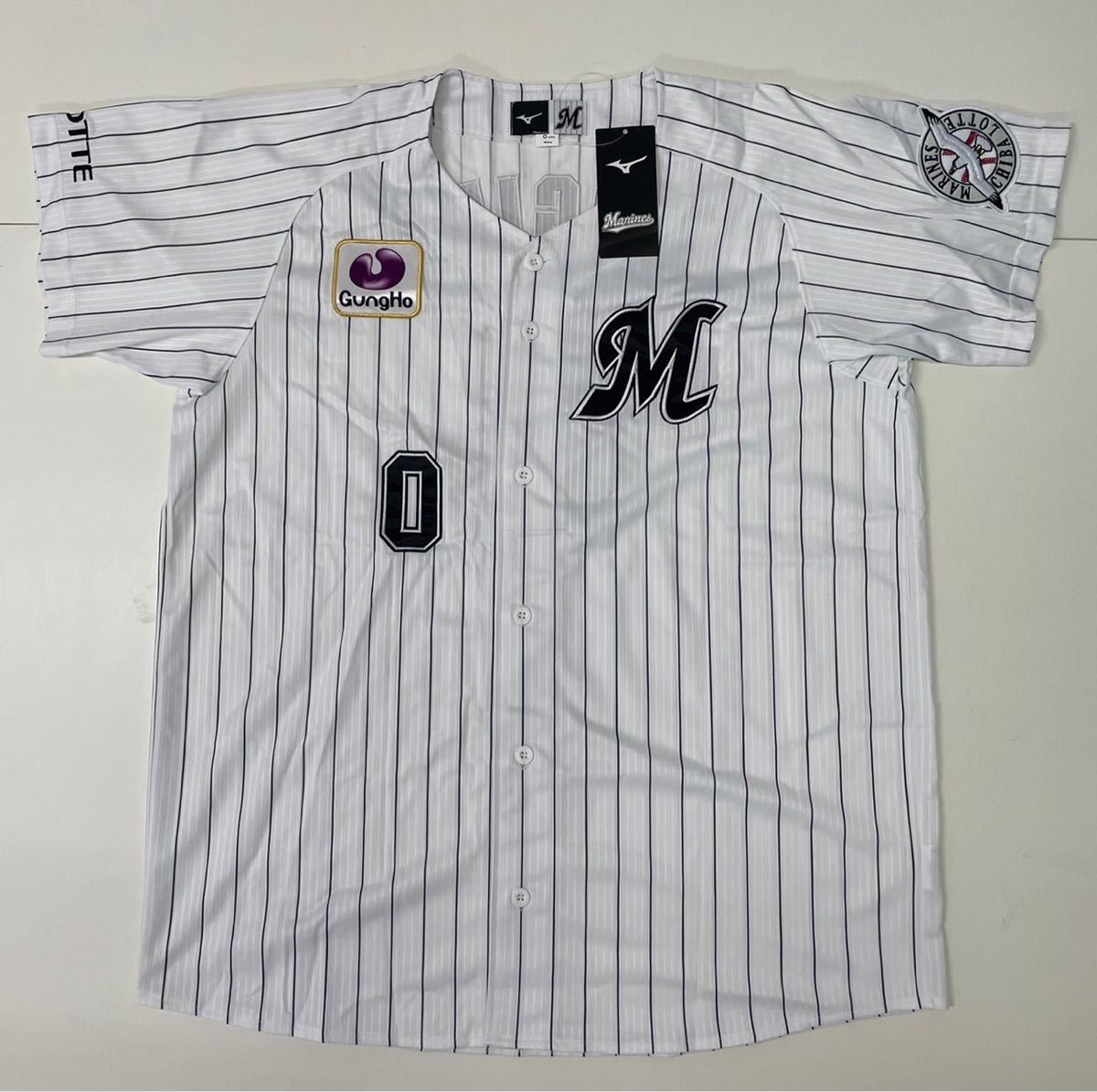 荻野貴司 ホームレプリカユニフォーム 千葉ロッテマリーンズ O（LL