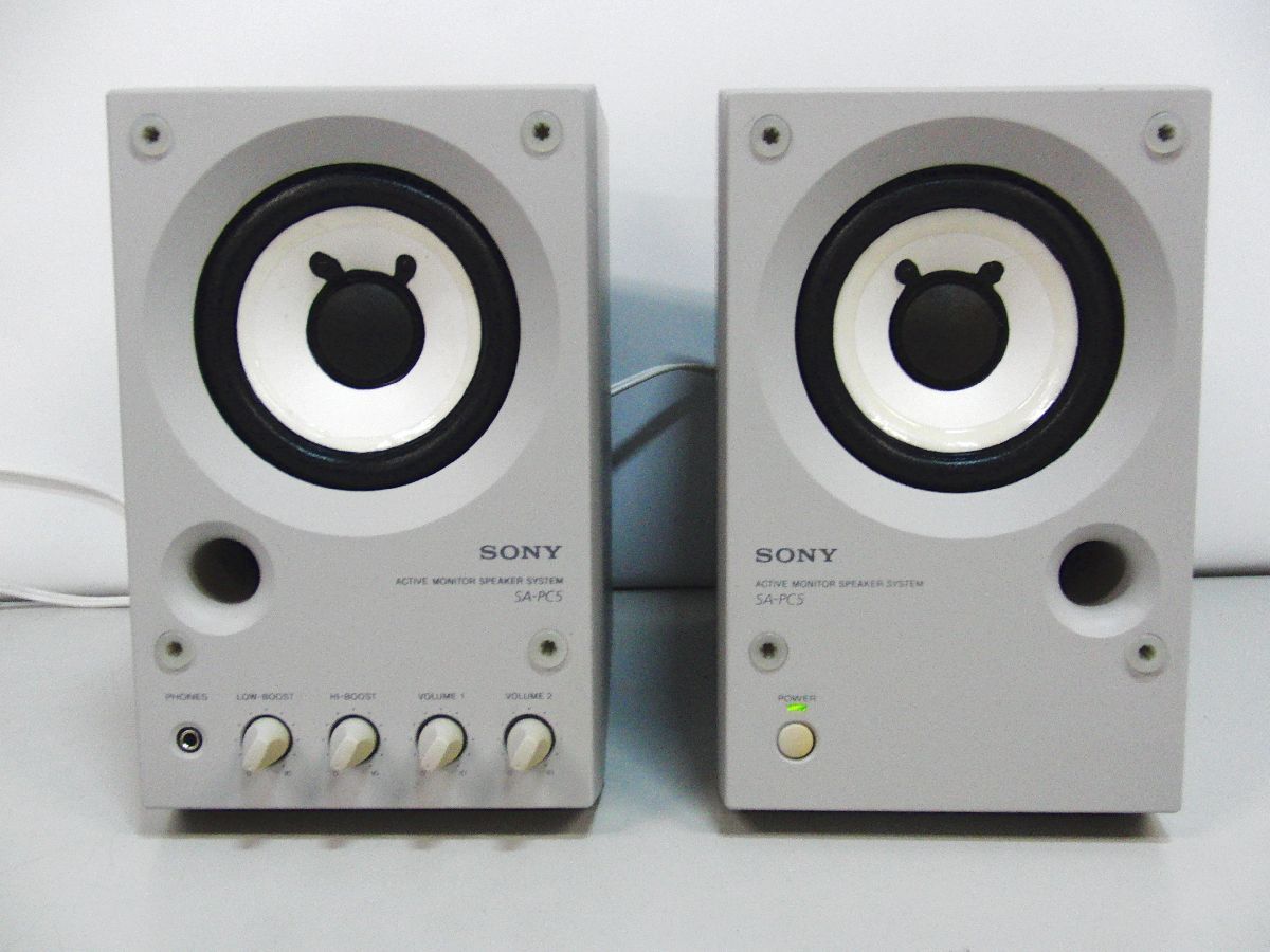 Yahoo!オークション - SONY アクティブモニタースピーカーシステム SA-