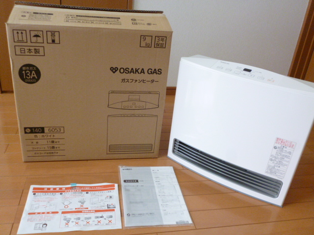 OSAKA GAS ガスファンヒーター 140-6053 GFH-4004S OSAKA GAS ガス