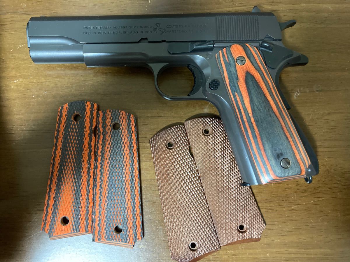 東京マルイ コルトガバメント エアコキ 18禁 木製グリップ付き 微