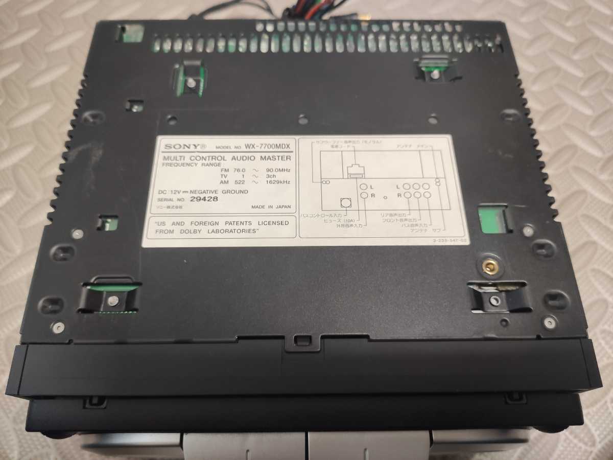 Yahoo!オークション - 【ジャンク扱い】SONY WX-7700MDX CD MD AUX オ