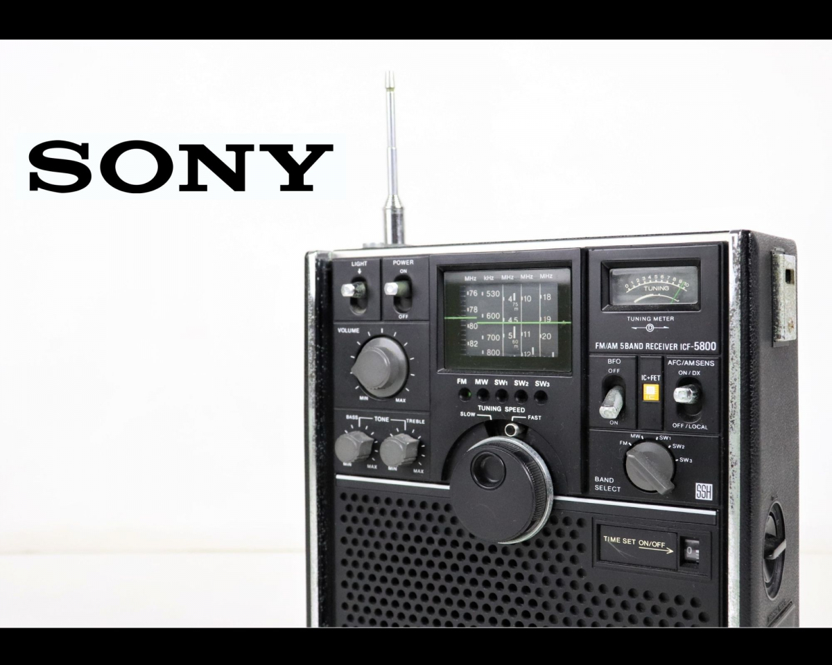 Yahoo!オークション - 【昭和の名機】 SONY ICF-5800 ソニー スカイセ