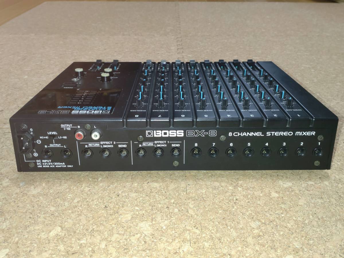 Yahoo!オークション - BOSS BX-8 8 Channel Stereo Mixer／ 8チャネル