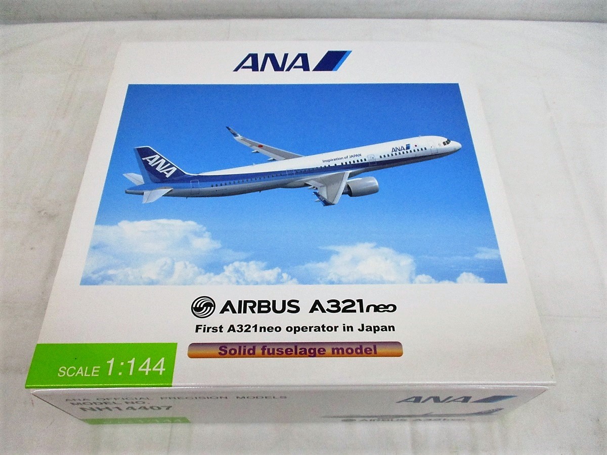 Yahoo!オークション - 7796G 未使用 ANA AIRBUS A321 neo 1/144スケー