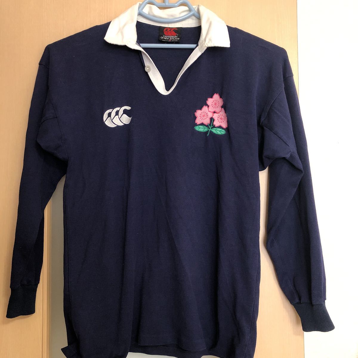 ラグビー日本代表 レプリカジャージ カンタベリー製 桜エンブレム入り