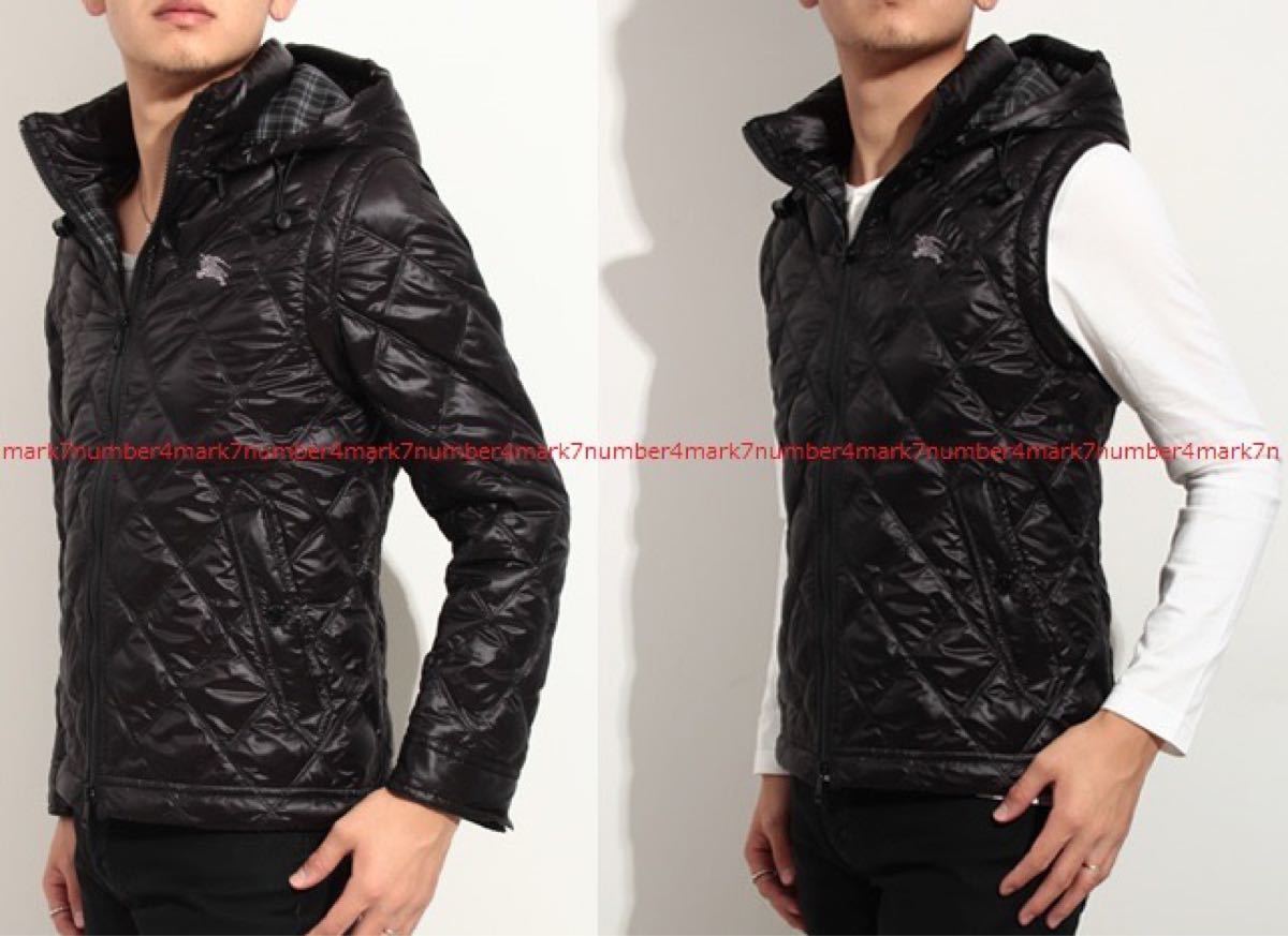 極美品 バーバリー ブラックレーベル 高機能 BIGホース刺繍 4WAY