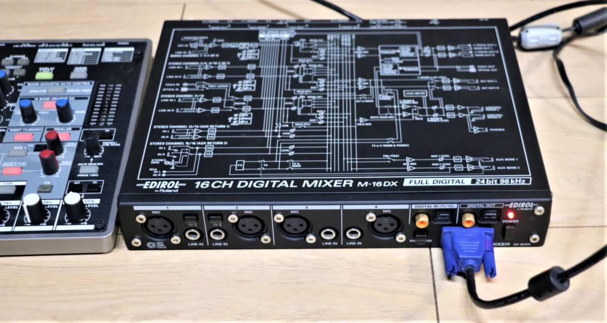 Yahoo!オークション - Roland EDIROL M-16DX 16チャンネルデジタルミキ