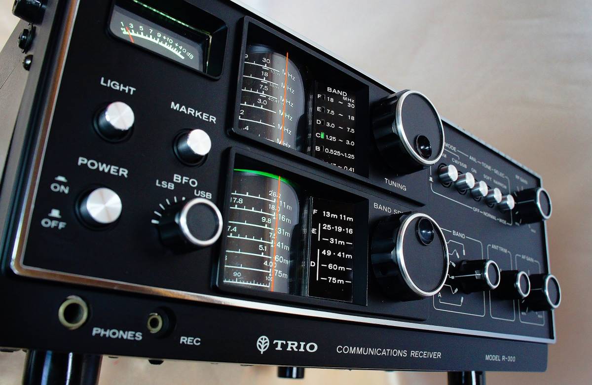 Yahoo!オークション - 綺麗 受信整備品 TRIOトリオ R-300 受信機 BCL