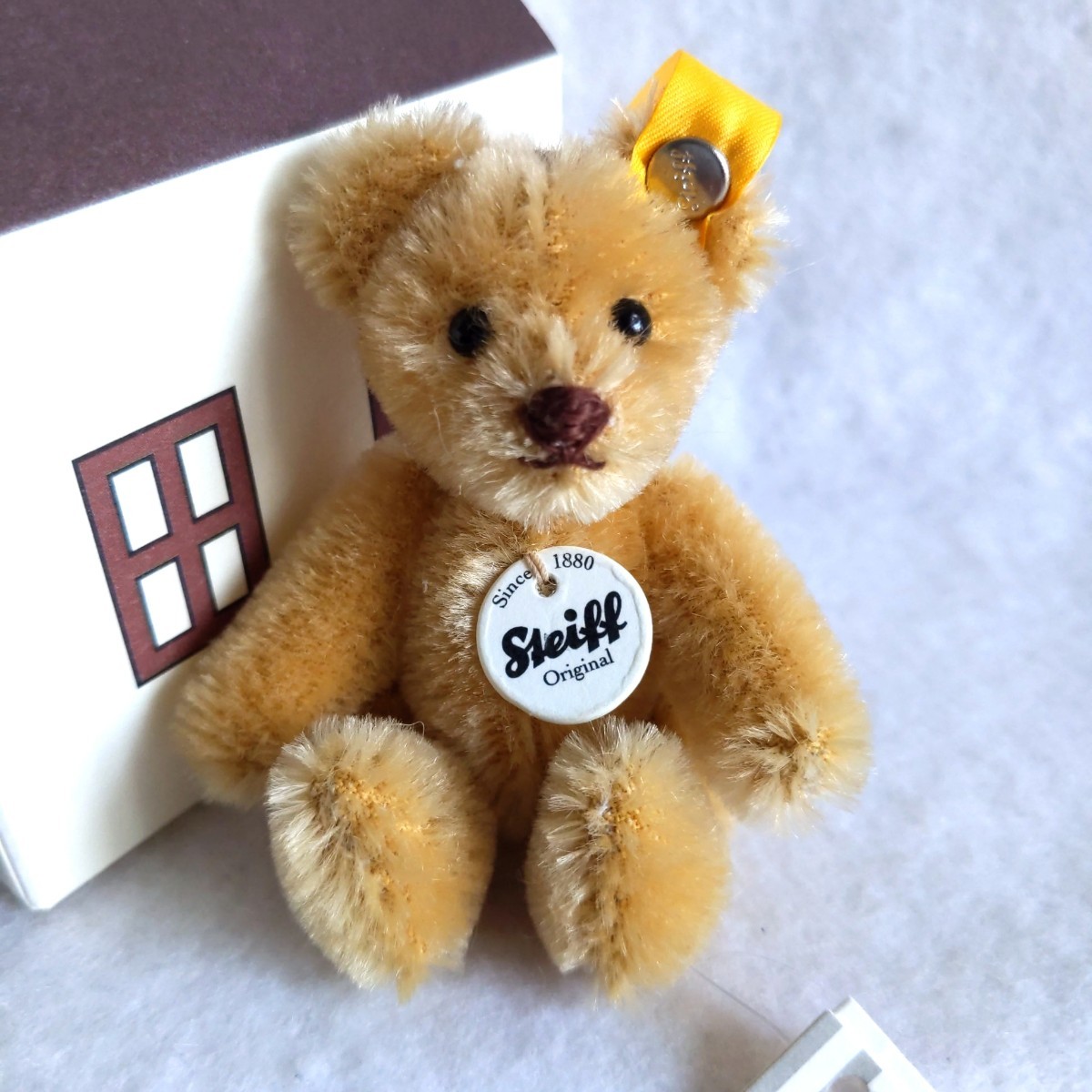 シュタイフ×ほぼ日 テディベアのキーリング【ビスケット】｜Yahoo