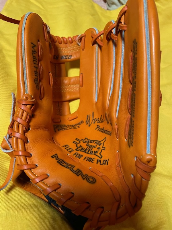 Yahoo!オークション - ミズノ軟式赤カップ 限定 高橋慶彦モデル 内野用