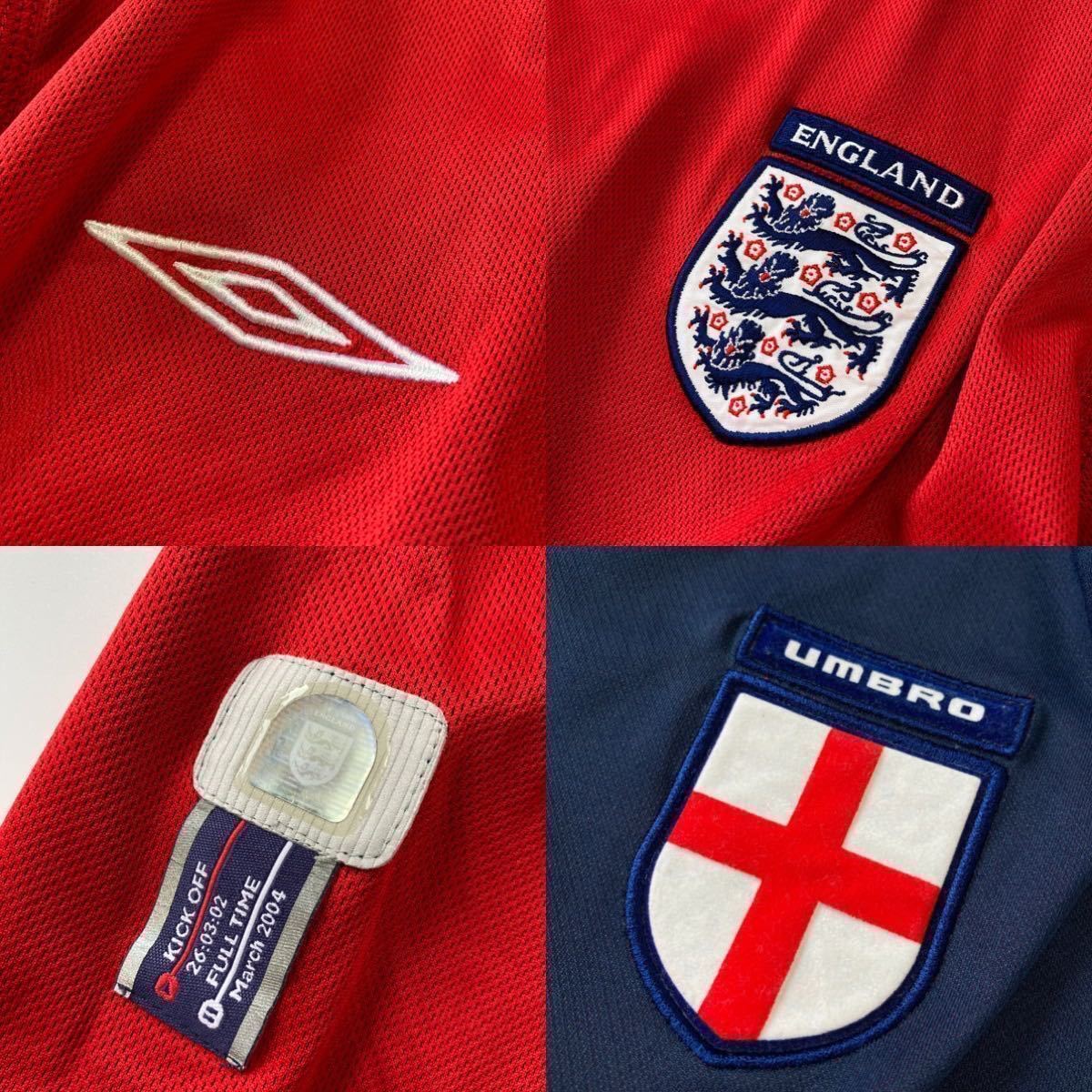 UMBRO 02-04年/イングランド代表/リバーシブルユニフォーム/長袖/国内